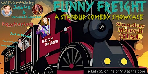 Imagem principal do evento Funny Freight: a standup comedy showcase (debut)