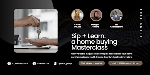 Hauptbild für Sip + Learn: A Home Buying Masterclass Presented by Innovate Realty & Streamline Home Lending Corp
