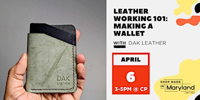 Hauptbild für Leatherworking 101: Making a wallet w/DAK Leather