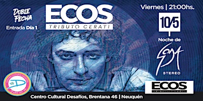 ECOS - Homenaje a Gustavo Cerati (Noche Soda Stereo)  primärbild