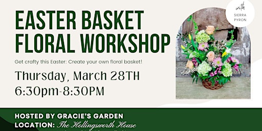 Imagem principal do evento Easter Basket  Floral Workshop