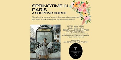 Imagem principal do evento Springtime in Paris: A Shopping Soiree