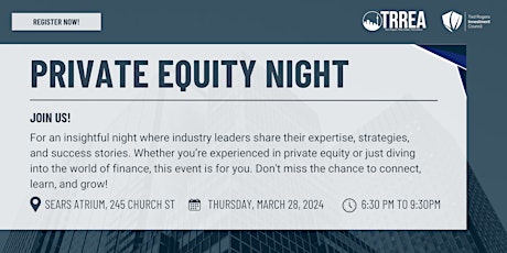 Private Equity Night [in-person] | March 28 at 6:30PM - 9:30PM