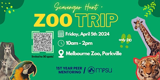 Primaire afbeelding van MPSU X 1st Year Peer Mentoring  Zoo Trip