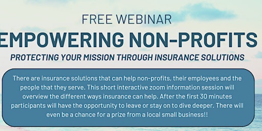 Primaire afbeelding van Empowering Non-Profits: Protecting Your Mission Through Insurance Solutions