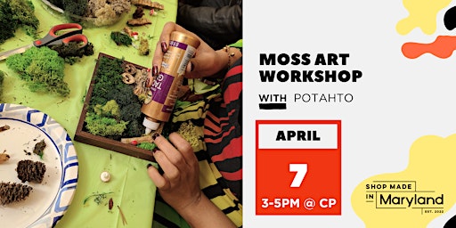 Imagen principal de Moss Art Workshop w/Potahto