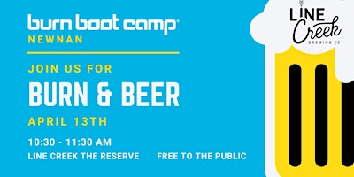 Hauptbild für Line Creek Brewery X Burn Bootcamp Newnan Pop-Up Camp