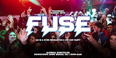 Image principale de FUSE: Reggaeton & Hip Hop Party 18+ inside Alegria Nightclub!