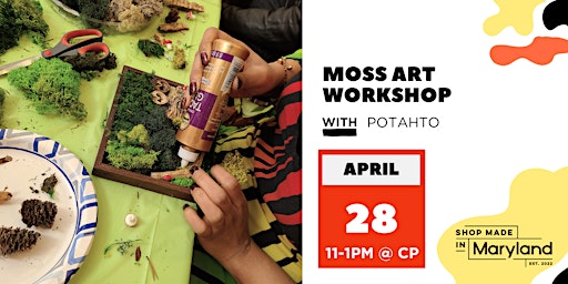 Imagen principal de Moss Art Workshop w/Potahto
