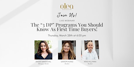 The “3 DP” Programs You Should Know As First Time Buyers!