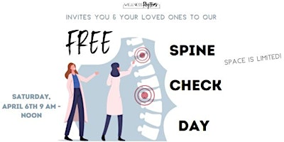 Primaire afbeelding van FREE Spine Check Day at Wellness Rhythms