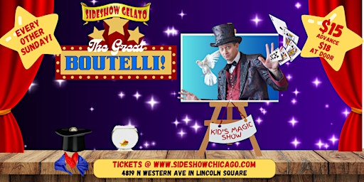 THE GREAT BOUTELLI! Kid's Magic Show! primary image