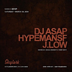 Skylark Saturdays with DJ ASAP @ Skylark 3/30/2024