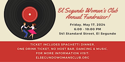 Image principale de El Segundo Woman's Club Annual Fundraiser