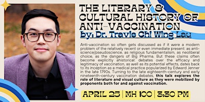 Hauptbild für The Literary & Cultural History of Anti-Vaccination by: Travis Chi Wing Lau