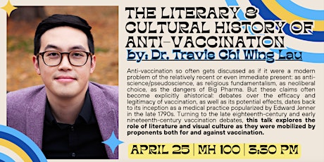 The Literary & Cultural History of Anti-Vaccination by: Travis Chi Wing Lau