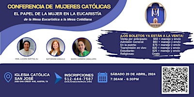 Hauptbild für Conferencia de Mujeres Católicas