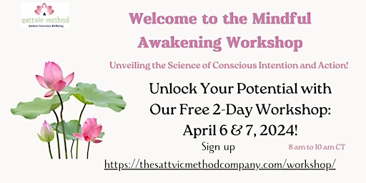 Hauptbild für Mindful Awakening Workshop for the New Year! Weekend only!!
