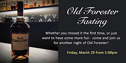 Tasting Event - Old Forester @ Cellar 65 primary image