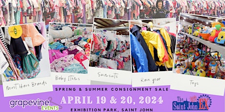 EARLY ACCESS Grapevine's Spring/Summer Baby & Kids' Gear Saint John Pop Up