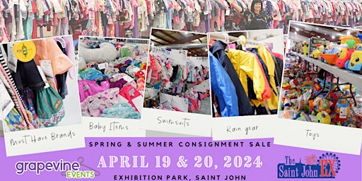 Primaire afbeelding van EARLY ACCESS Grapevine's Spring/Summer Baby & Kids' Gear Saint John Pop Up