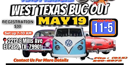 Imagem principal do evento West Texas Bug Out