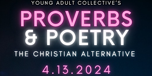 Imagem principal do evento Proverbs & Poetry