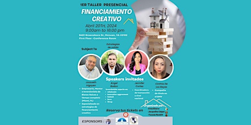 Immagine principale di Primer Taller Financiamiento Creativo 