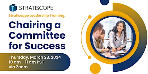 Stratiscope Leadership Training: Chairing a Committee for Success  primärbild