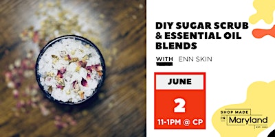 DIY Sugar Scrub & Relaxing Essential Oil Blends w/Enn Skin primary image