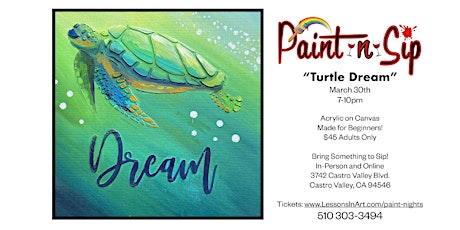 Paint N Sip: "Turtle Dream"