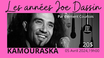 Imagem principal do evento Les années Joe Dassin par Clément Courtois