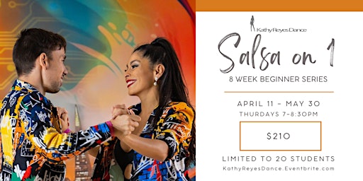 Salsa on 1- 8 week series in Berkeley primary image