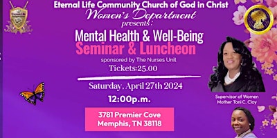 Mental Health & Wellbeing Seminar/Luncheon primary image