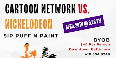 Imagen principal de Cartoon Network vs. Nickelodeon (Sip, Puff n Paint!)