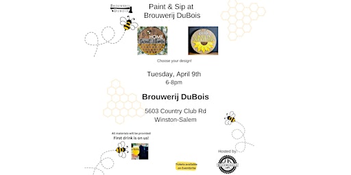 Hauptbild für Paint & Sip at  Brouwerij DuBois