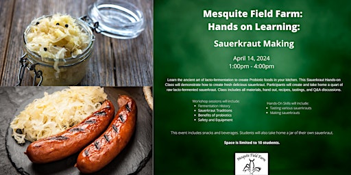 Imagem principal do evento Hands-On Learning: Sauerkraut Making