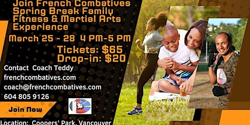 Hauptbild für FRENCH COMBATIVES SRPING BREAK FAMILY FITNESS & MARTIAL ARTS EXPERIENCE