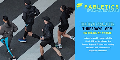 FLATIRON FABLETICS RUN CLUB