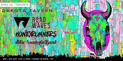 Imagen principal de Road Waves w/ The Honeyrunners, Jolie Anastasia Band