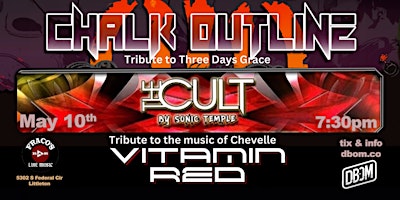 Imagen principal de Three Days Grace, The Cult, Chevelle Tribute Night!