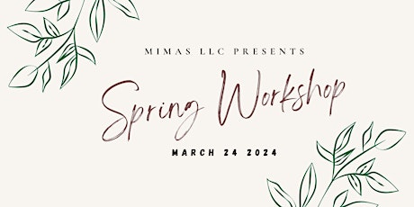 4 Seasons Series - Spring Workshop primary image