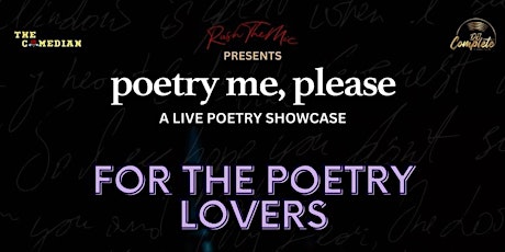 poetry me, please: For The Poetry Lovers