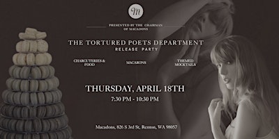 Image principale de Taylor Swift The Tortured Poet Department Album Release Party (21+ Only)