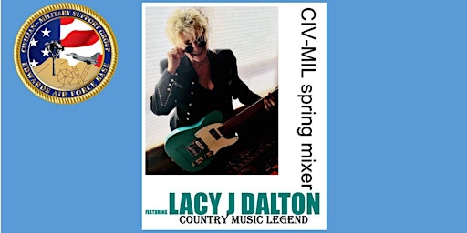 Primaire afbeelding van EAFB Civ/Mil Spring Mixer, featuring Lacy J Dalton, Country Music Legend
