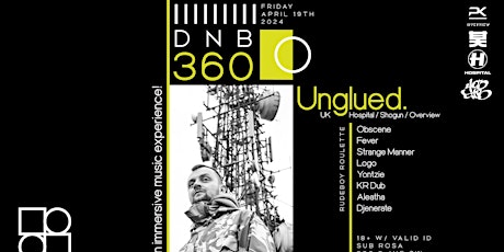 DNB360°  Volume 1  w/  UNGLUED (Hospital / Shogun) + RUDEBOY ROULETTE