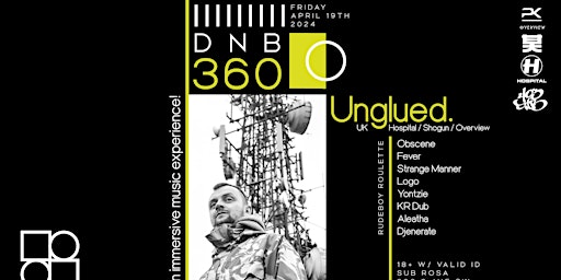 Imagen principal de DNB360°  Volume 1  w/  UNGLUED (Hospital / Shogun) + RUDEBOY ROULETTE