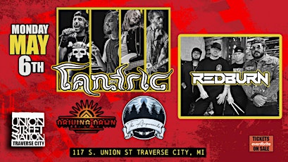 Tantric, REDBURN, Driving Dawn & The Ampersands live in concert at Union St in Traverse City, MI