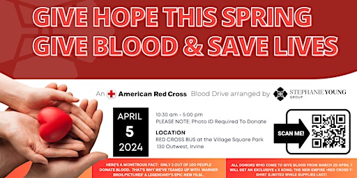 Image principale de Stephanie Young Group Annual Blood Drive at Portola Springs
