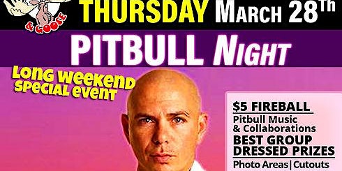 Imagen principal de Pitbull Night -  Long Weekend Event